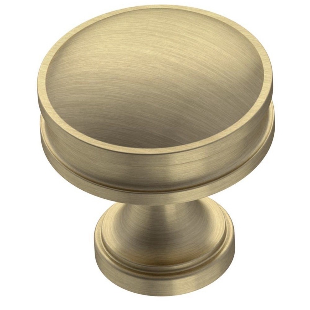 (12-Pack) Charmaine 1-1/8 In. (28 Mm) Champagne Bronze round Cabinet Knob